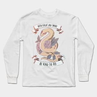 Be Kind to All -- Snake Edition Long Sleeve T-Shirt